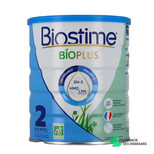 Biostime Lait en Poudre Bio 2eme âge - Vue 360°