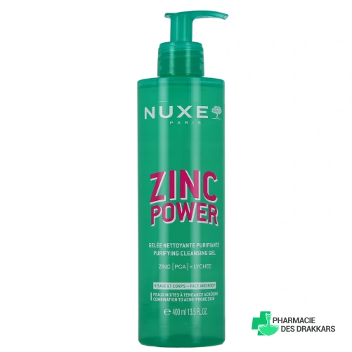 Nuxe Zinc Power Gelée Nettoyante Purifiante - Vue 360°