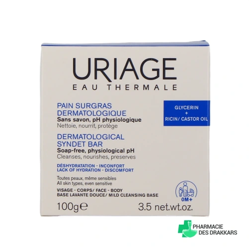 Uriage Pain surgras dermatologique - Vue 360°