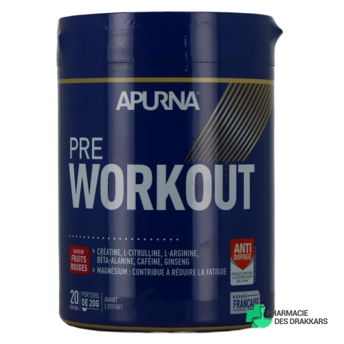 Apurna Pre Workout - Vue 360°