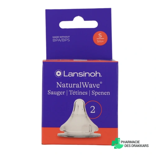 Lansinoh Natural Wave Tétines - Vue 360°