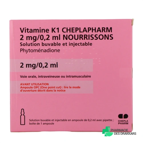 Vitamine K1 - Vue 360°