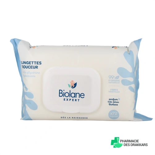 Biolane Expert Lingettes Douceur - Vue 360°
