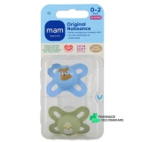 MAM Original Naissance Sucettes Silicone 0-2 mois - Vue 360°