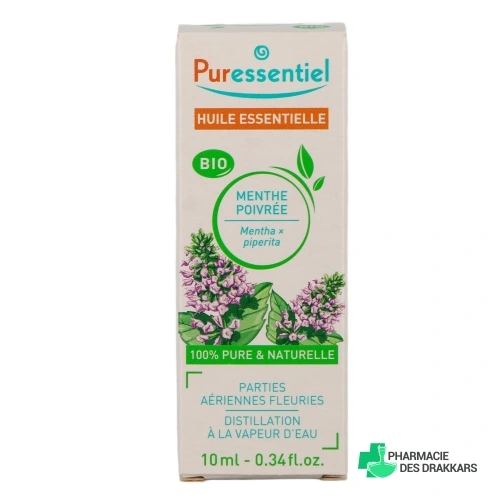 Puressentiel Huile Essentielle Menthe Poivrée Bio - Vue 360°