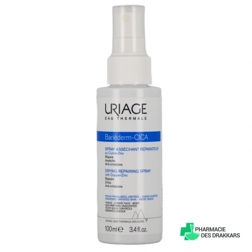 Uriage Bariéderm Cica-Spray - Vue 360°