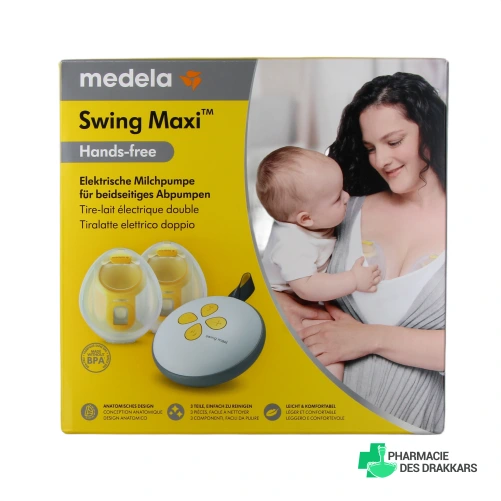 Medela Swing Maxi Hands Free Tire-Lait électrique Double - Vue 360°