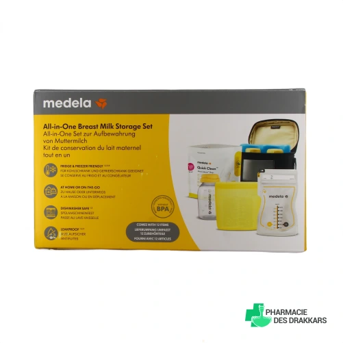 Medela Kit Conservation Lait Maternel - Vue 360°