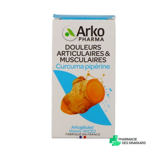 Arkogélules Curcuma Pipérine - Vue 360°