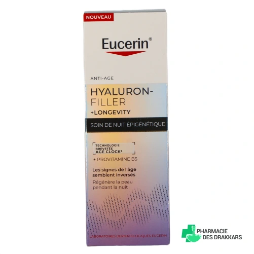 Eucerin Hyaluron-Filler + Longevity Soin Epigénétique - Vue 360°