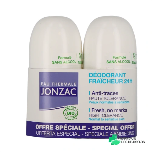 Jonzac Déo fraîcheur haute tolérance Bio - Vue 360°