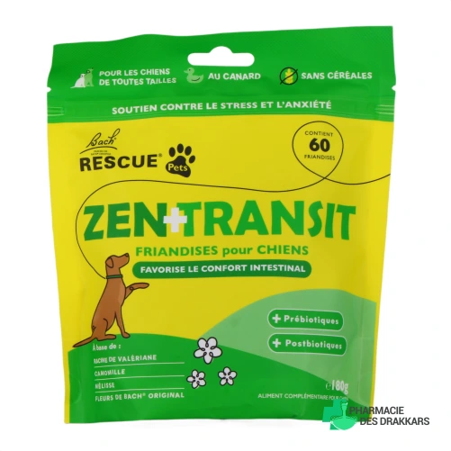 Rescue Pets Zen + Transit Friandises pour chiens - Vue 360°