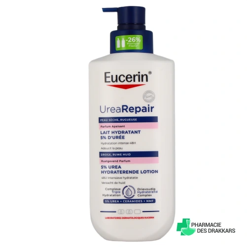 Eucerin UreaRepair Plus Emollient 5% d'Urée - Vue 360°