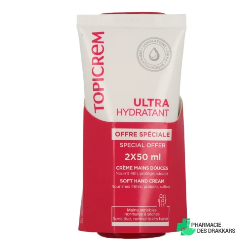Topicrem Crème Mains Ultra-Hydratante Peaux Sensibles - Vue 360°