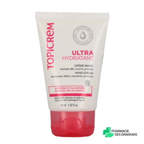 Topicrem Crème Mains Ultra-Hydratante Peaux Sensibles - Vue 360°