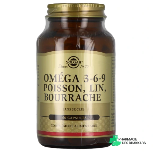 Solgar Omega 3-6-9 - Vue 360°