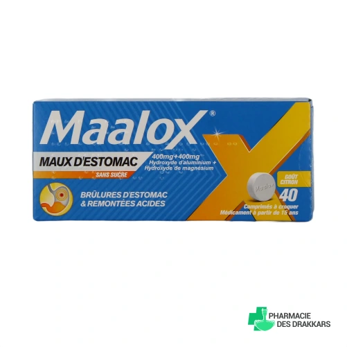 Maalox Maux d'Estomac & Reflux - Vue 360°
