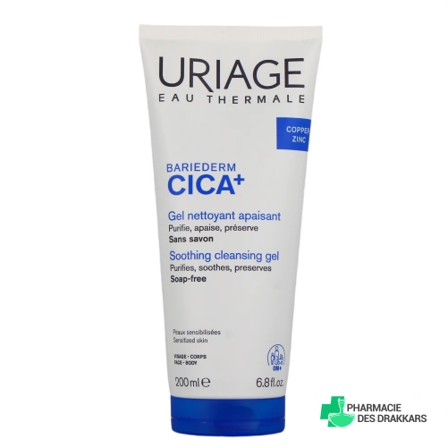 Uriage Bariederm Cica+ Gel Nettoyant Apaisant - Vue 360°