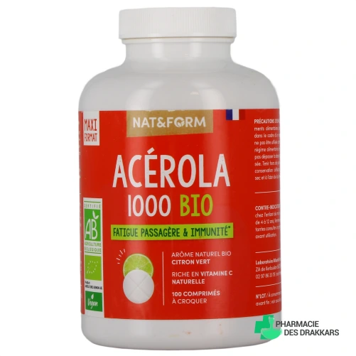 Nat & Form Acérola Bio - Vue 360°