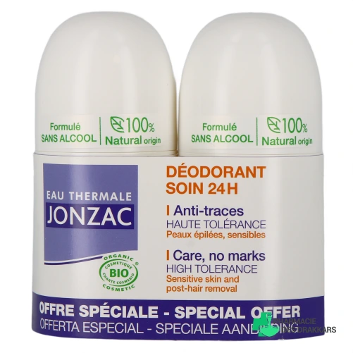 Jonzac Déo Soin 24h haute tolérance Bio - Vue 360°