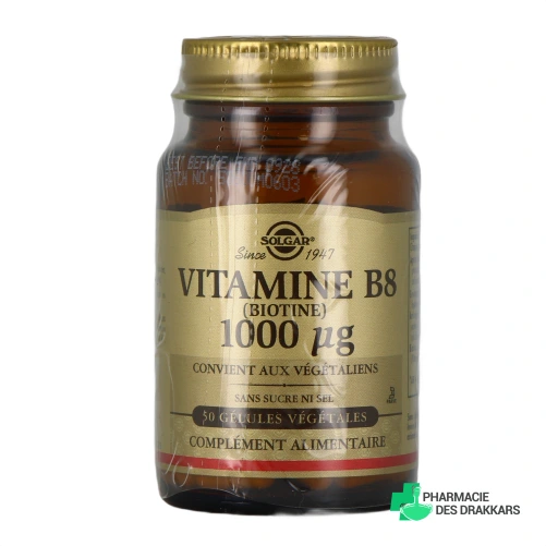 Solgar Vitamine B8 - Vue 360°
