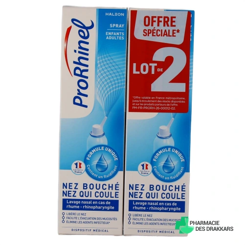 Prorhinel Spray Lavage Nasal - Vue 360°