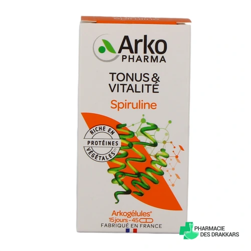 Arkogelules Spiruline - Vue 360°