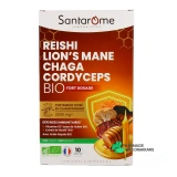 Santarome Reishi Lion's Mane Chaga Cordyceps Bio - Vue 360°