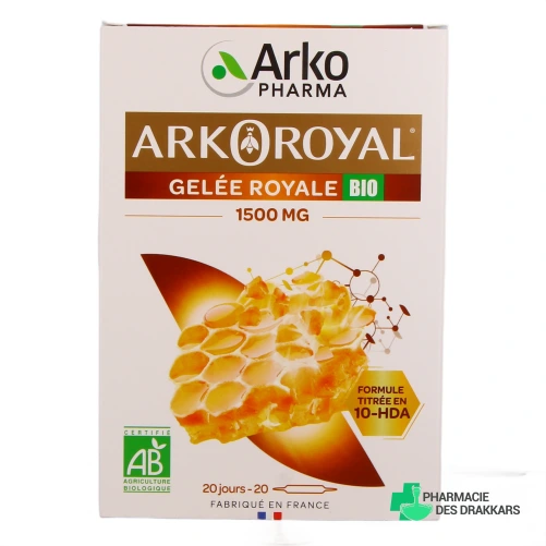 Arkoroyal Gelée Royale Bio - Vue 360°