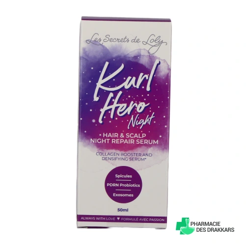 Les Secrets de Loly Kurl Hero Sérum - Vue 360°