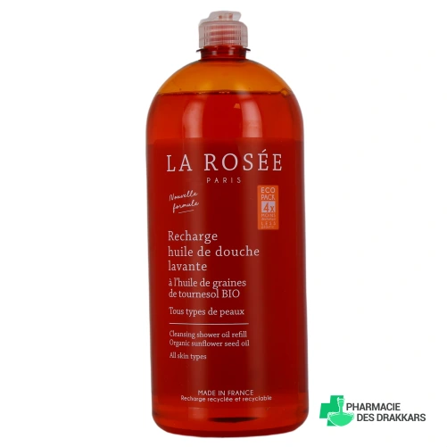 La Rosée Huile de Douche Lavante - Vue 360°