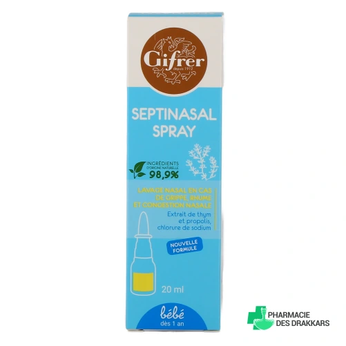 Gifrer Septinasal Spray - Vue 360°