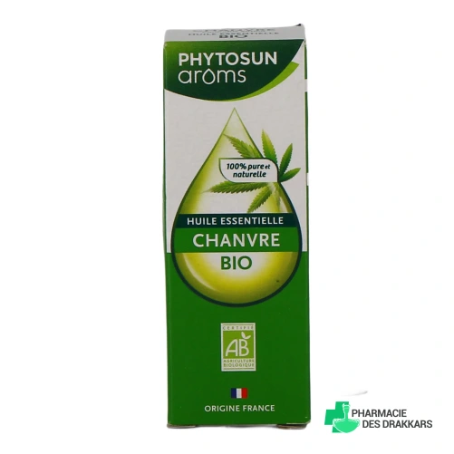Phytosun Arôms Huile Essentielle de Chanvre Bio - Vue 360°