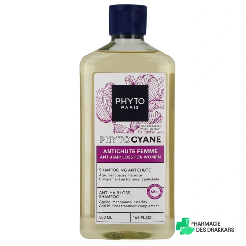 Phytocyane Shampooing Antichute Femme - Vue 360°
