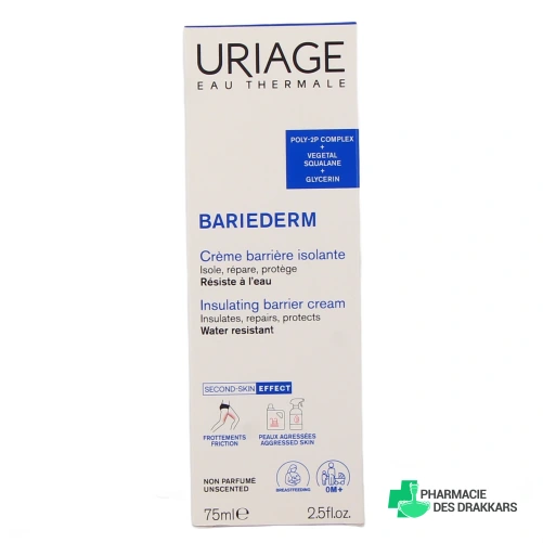 Uriage Bariéderm Crème Isolante Réparatrice - Vue 360°