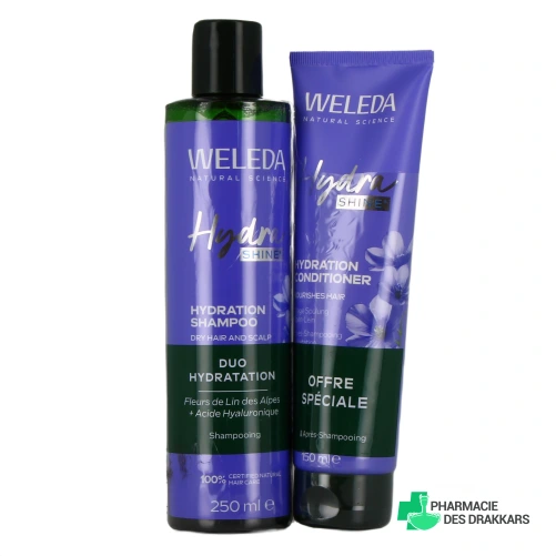 Weleda Hydra Shine Shampooing Hydratation - Vue 360°