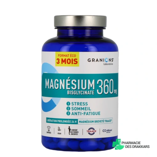 Granions Magnésium 360 mg - Vue 360°
