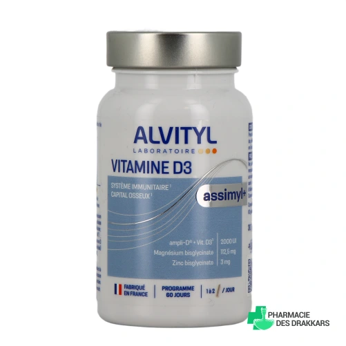 Alvityl Assimyl+ Vitamine D3 - Vue 360°