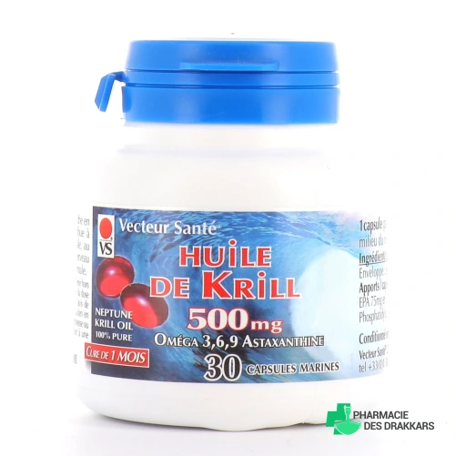 Vecteur Santé Huile de Krill