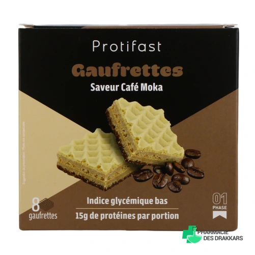 Protifast Gaufrettes Café Moka - Vue 360°