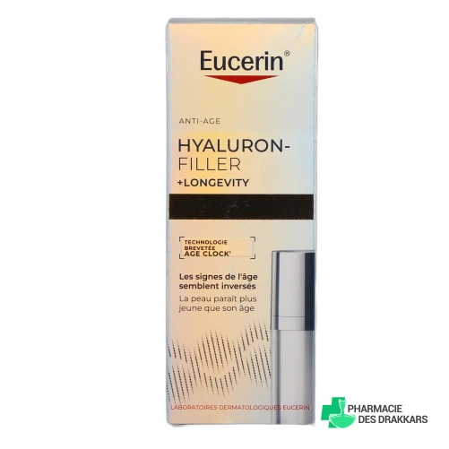 Eucerin Sérum Epigénétique Hyaluron-Filler + Longevity - Vue 360°