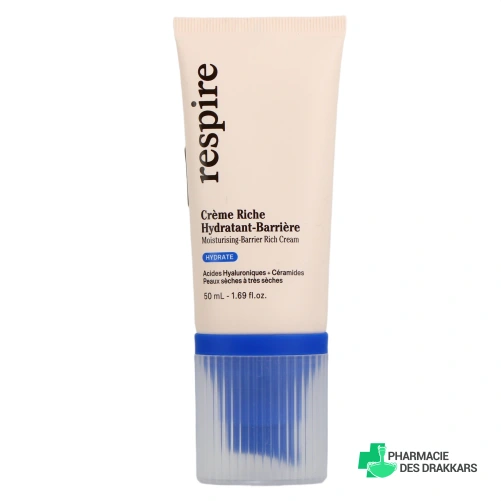 Respire Crème Riche Hydratation Intense Visage - Vue 360°