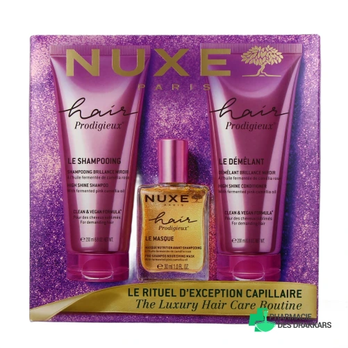 Nuxe Hair Prodigieux Coffret Le Rituel d'Exception Capillaire - Vue 360°