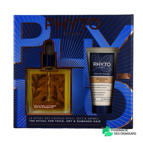 Phyto 7 Elixir Huile Disciplinante - Vue 360°