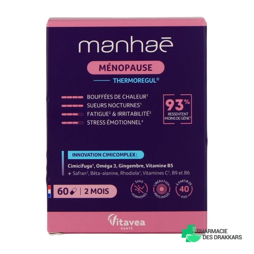 Manhaé Ménopause ThermoRegul - Vue 360°