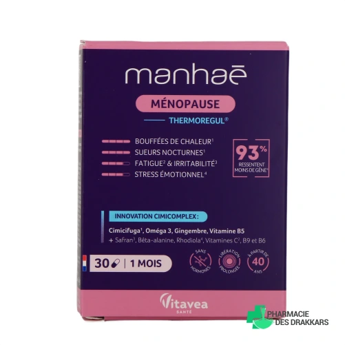 Manhaé Ménopause ThermoRegul - Vue 360°