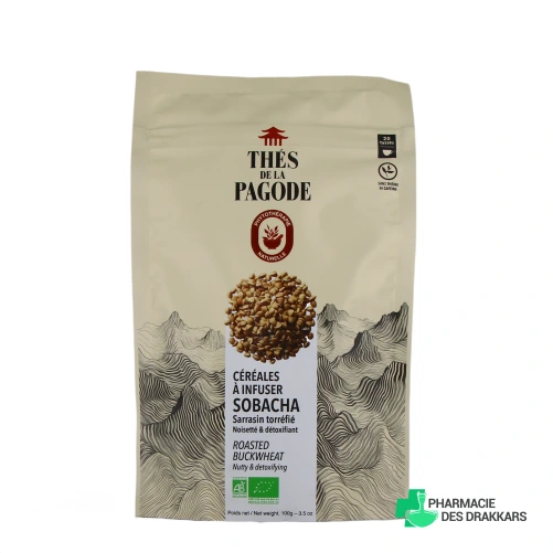 Thés de la Pagode Céréales à Infuser Sobacha Bio - Vue 360°