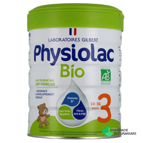 Physiolac Bio Lait 3ème âge - Vue 360°