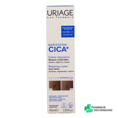 Uriage Bariéderm Cica+ Crème Réparatrice - Vue 360°