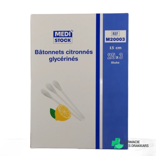 Bâtonnets Soin de Bouche Glycérinés - Vue 360°